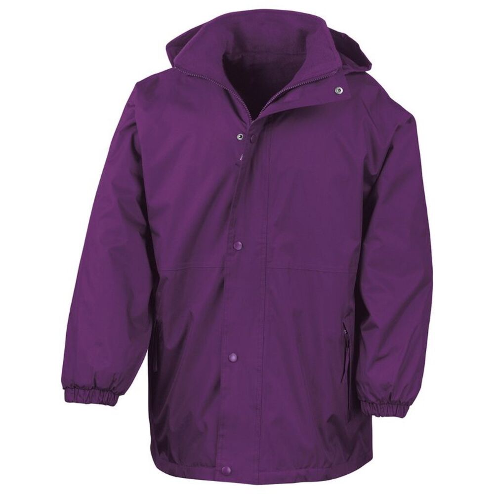 Result Childrens/Kids StormDri 4000 Reversible Jacket / Purple